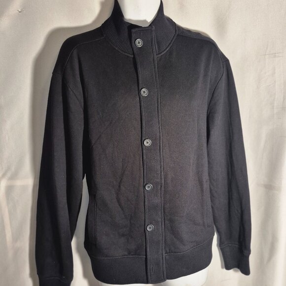 APT. 9 sweater-jacket, Dark Black, in size XL - Picture 1 of 12